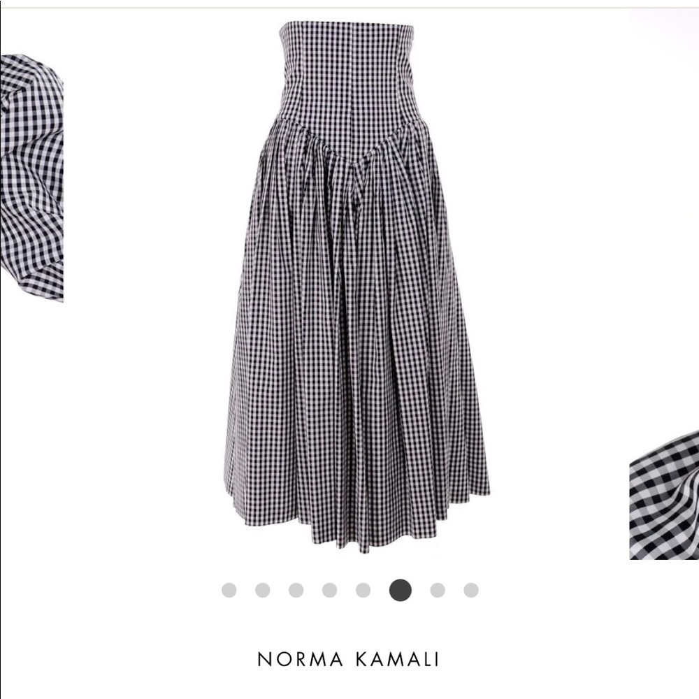 ISO Norma Kamali victorian Skirt